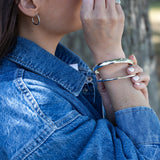 Silver Bangle No.2 - Classic Chunky 8mm