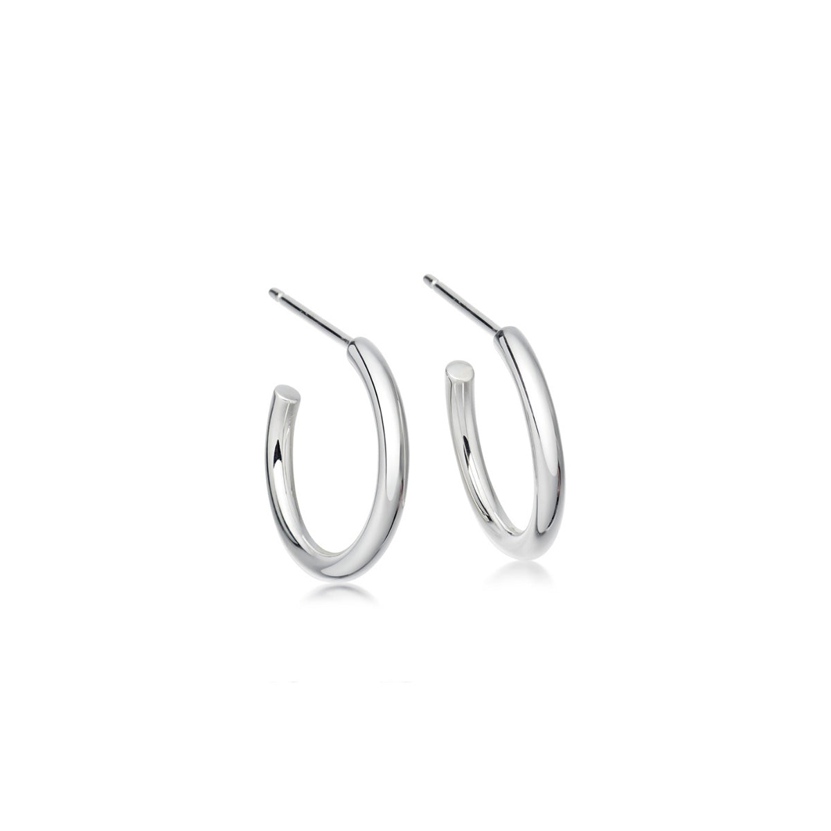 Sterling Silver Hoop Earrings - hersey-and-son