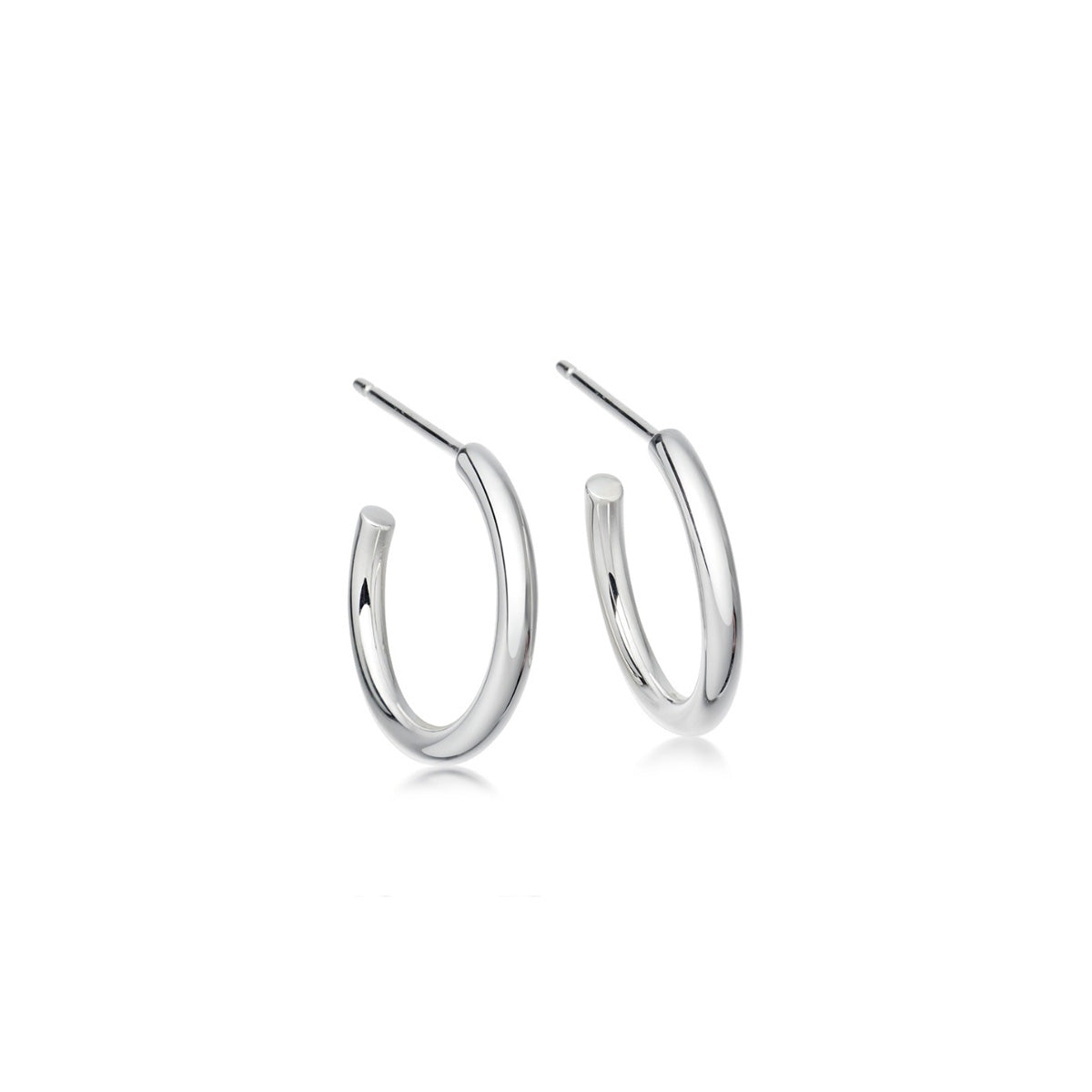 Sterling Silver Hoop Earrings - 20mm