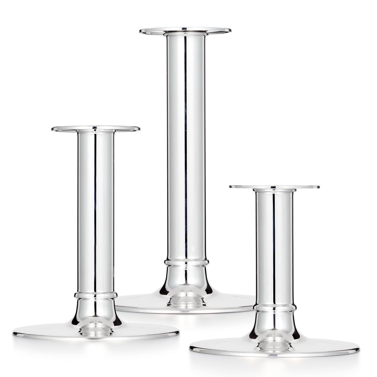 Silver Candlestick - Modern - hersey-and-son