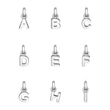 Sterling Silver Mini Letter Initial Necklace - hersey-and-son