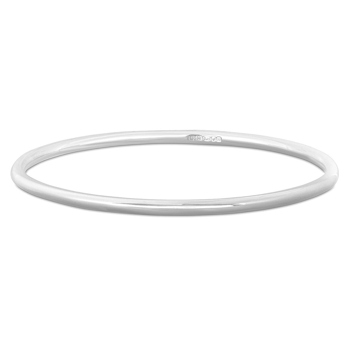 Sterling Silver Locket Bangle Bracelet