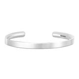 Mens Silver Bracelet Deluxe Slim - hersey-and-son