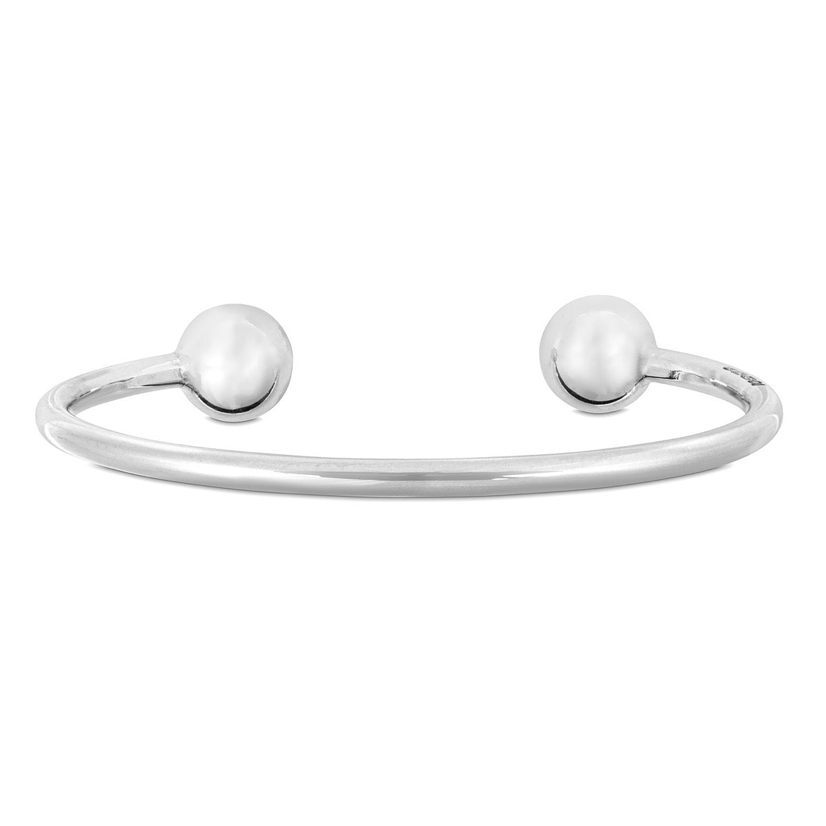 Womens Silver Torque Bangle - hersey-and-son