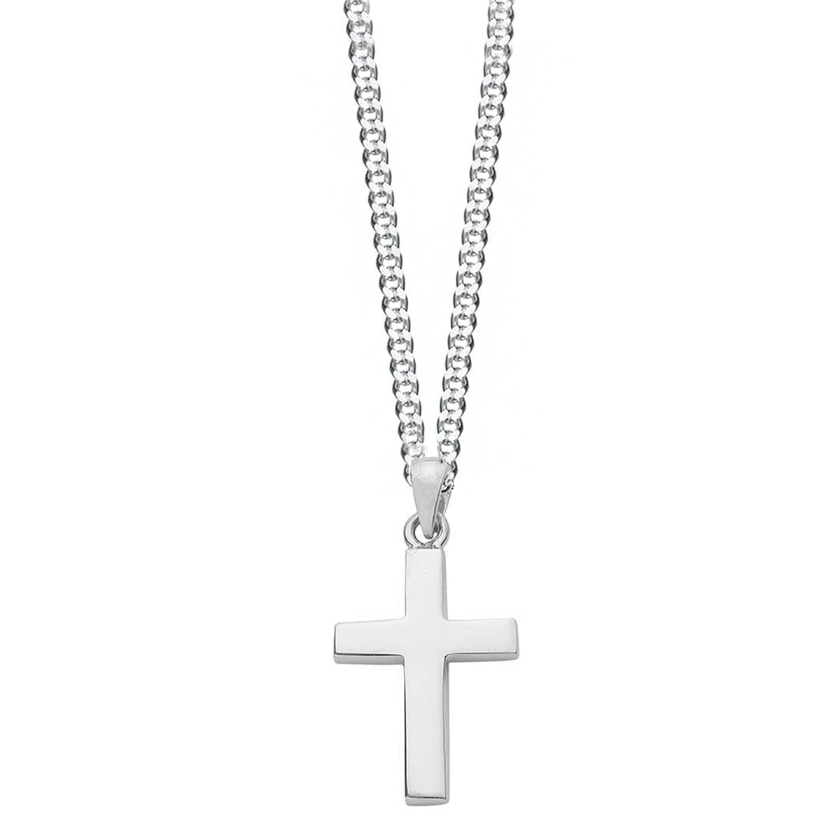 Chunky silver cross pendant 2025