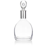 Silver Mounted Crystal Decanter No. 1 - hersey-and-son