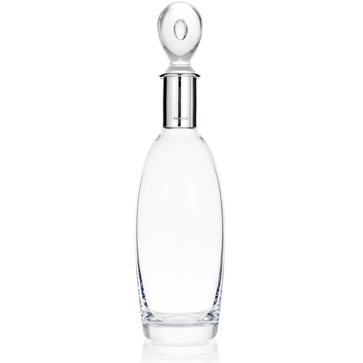 Silver Mounted Crystal Decanter No. 2 - hersey-and-son