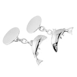 Silver Trout Cufflinks - hersey-and-son