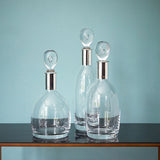 Silver Mounted Crystal Decanter No. 3 - hersey-and-son