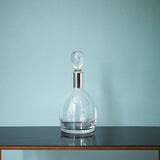 Silver Mounted Crystal Decanter No. 1 - hersey-and-son