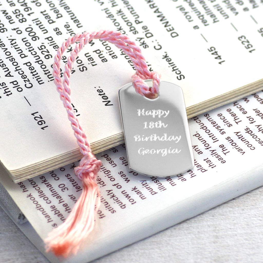 silver oval bookmark