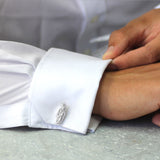 Silver Golf Bag Cufflinks - hersey-and-son