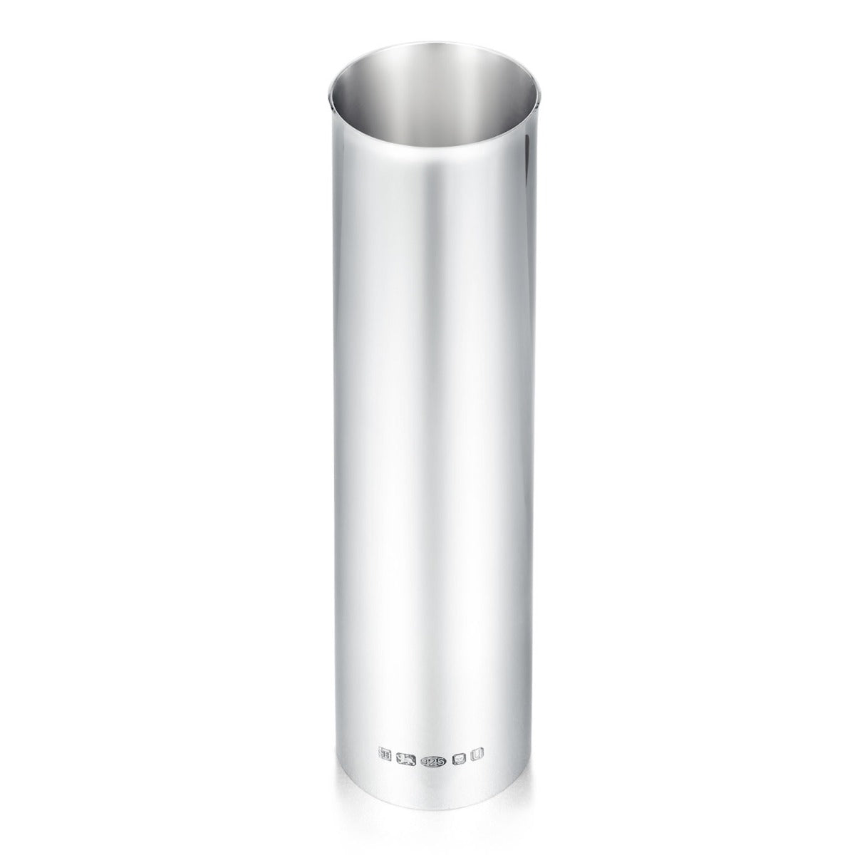 Sterling Silver Tubular Vase