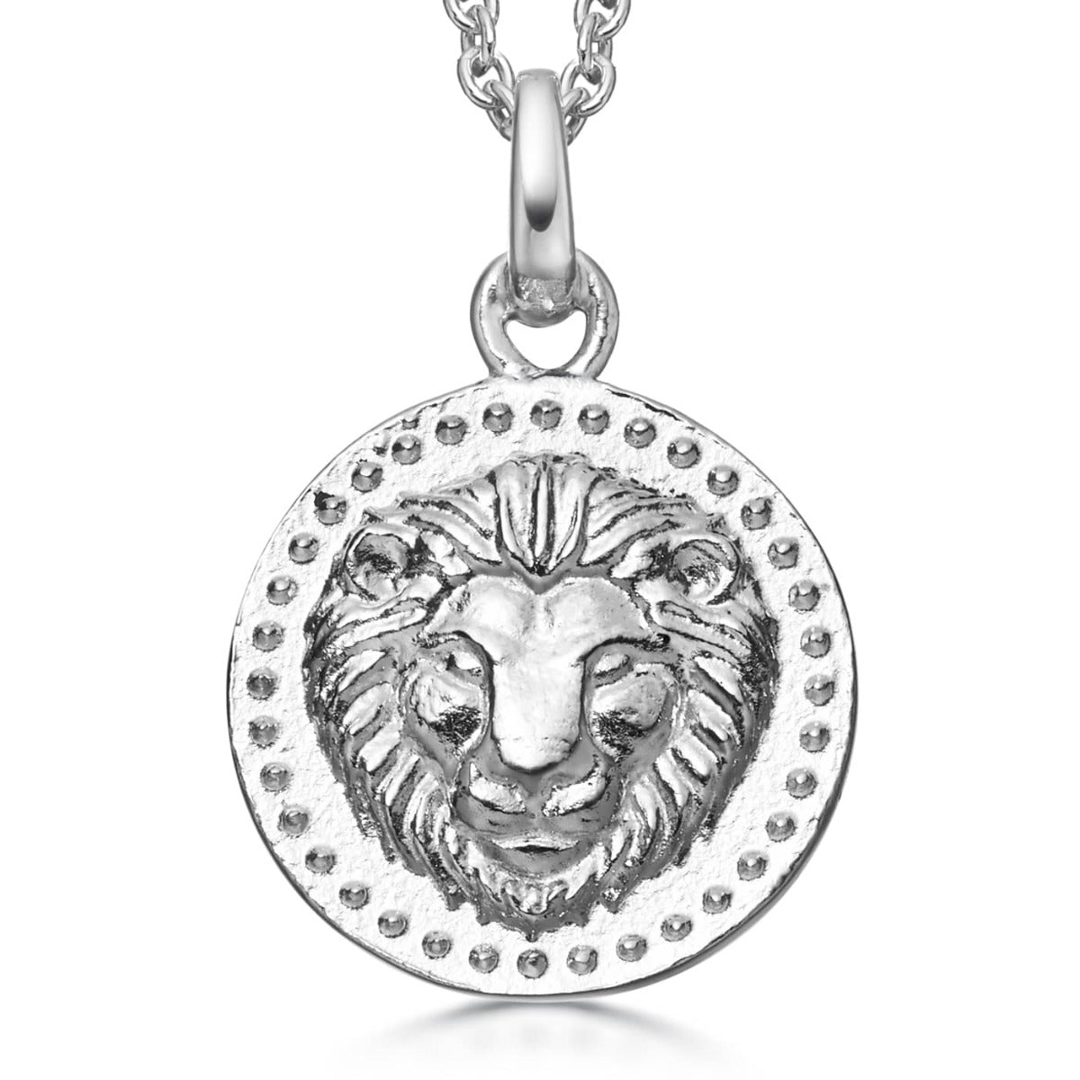 Sterling Silver Leo Pendant