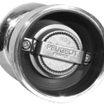 Silver Peugeot Saltmill - 4 inches - hersey-and-son