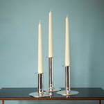 Silver Candlestick - Modern - hersey-and-son