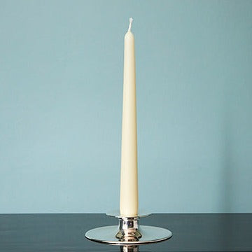 Silver modern small candlestick