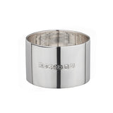 Heavy Round Silver Napkin Ring - hersey-and-son