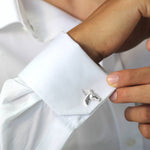 Silver Horse Head Cufflinks - hersey-and-son