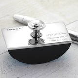 Silver Rocking Desk Blotter - hersey-and-son