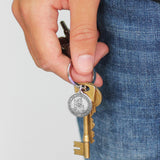 Silver St Christopher Keyring - hersey-and-son