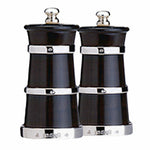 Silver & Blackwood Churn Saltmill - hersey-and-son