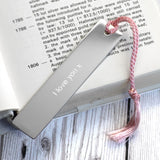 Silver Rectangular Bookmark - hersey-and-son