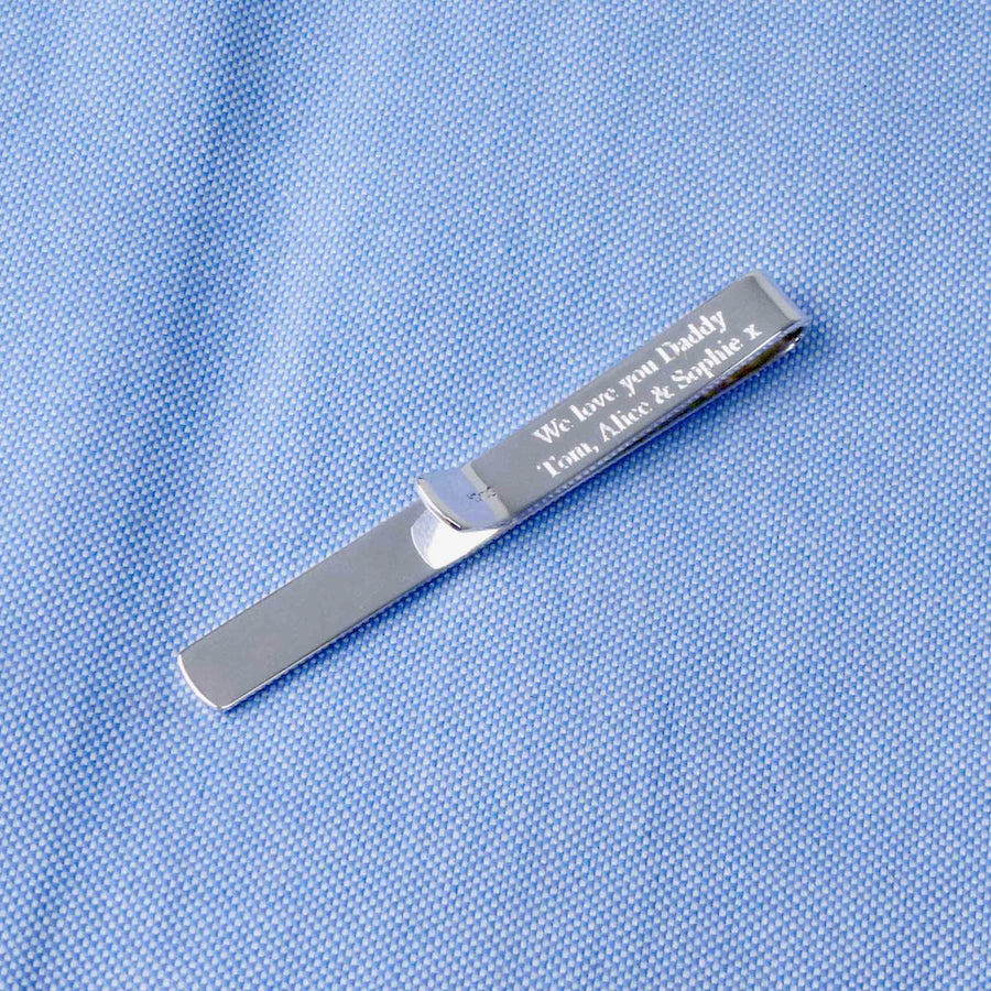 Silver Tie Clip