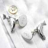 Silver Trout Cufflinks - hersey-and-son