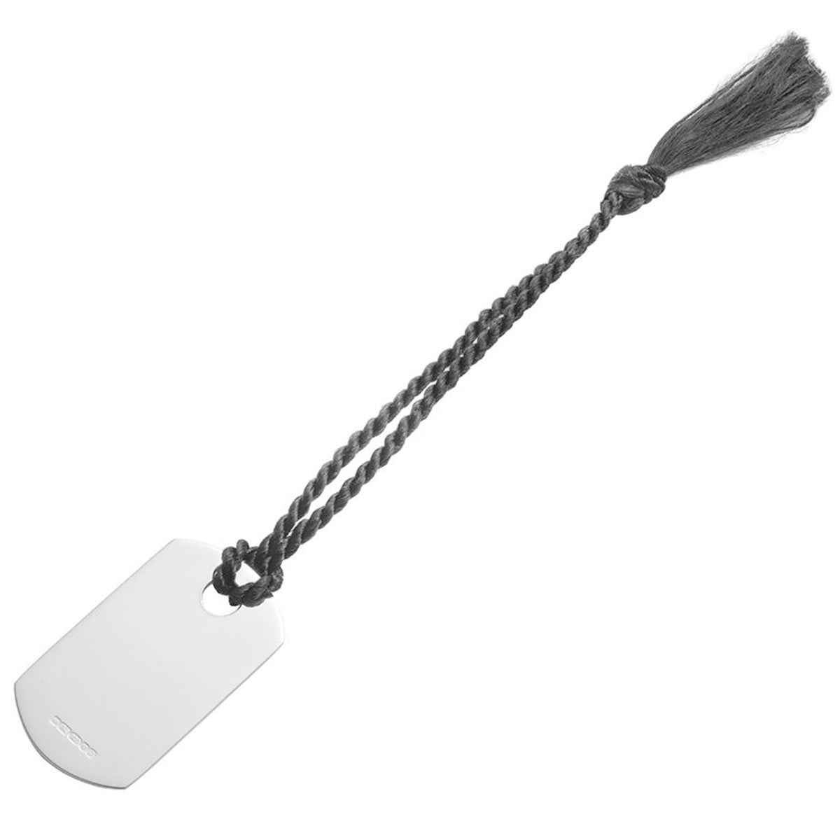 Solid silver deals mens dog tags