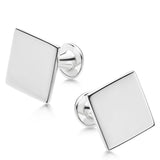 Square Secret Message Cufflinks - hersey-and-son