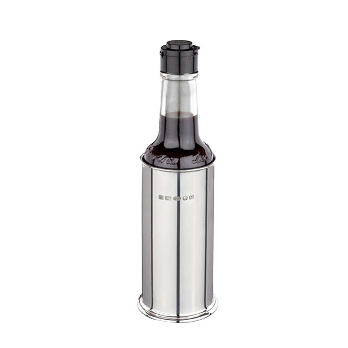 Silver Worcestershire Sauce Bottle Holder - hersey-and-son