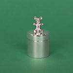 Silver Teddy First Tooth Box - hersey-and-son