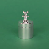 Silver Teddy First Tooth Box - hersey-and-son