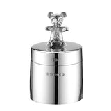 Silver Teddy First Tooth Box - hersey-and-son