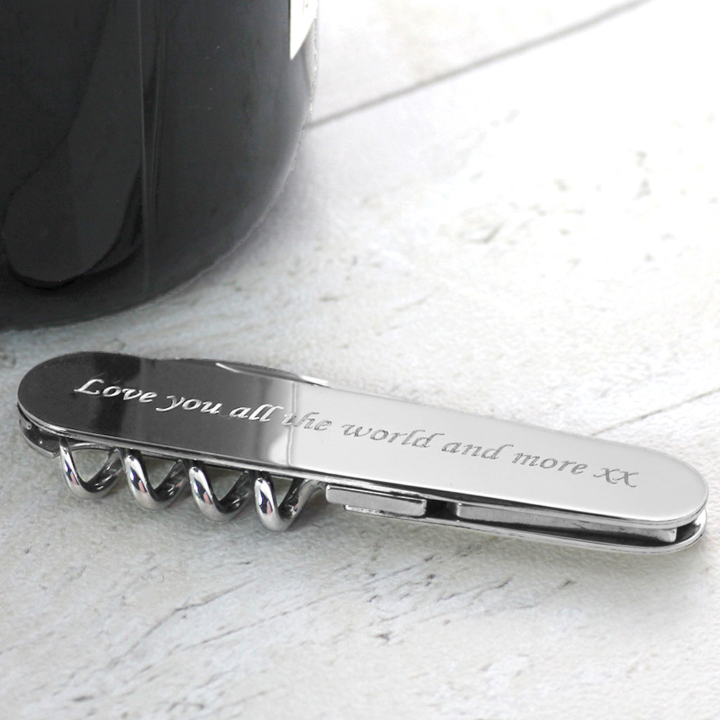 Silver Corkscrew & Penknife
