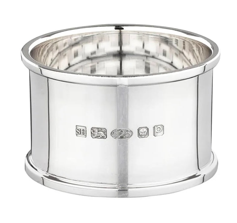 silver napkin ring 25th wedding anniversary.