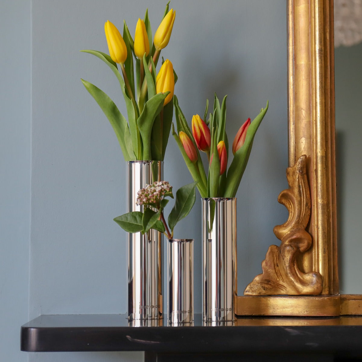 Silver vase