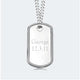 Silver Dog Tags