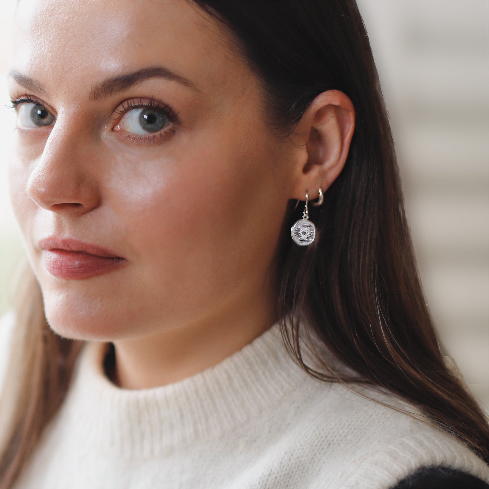 Silver Drop Earrings