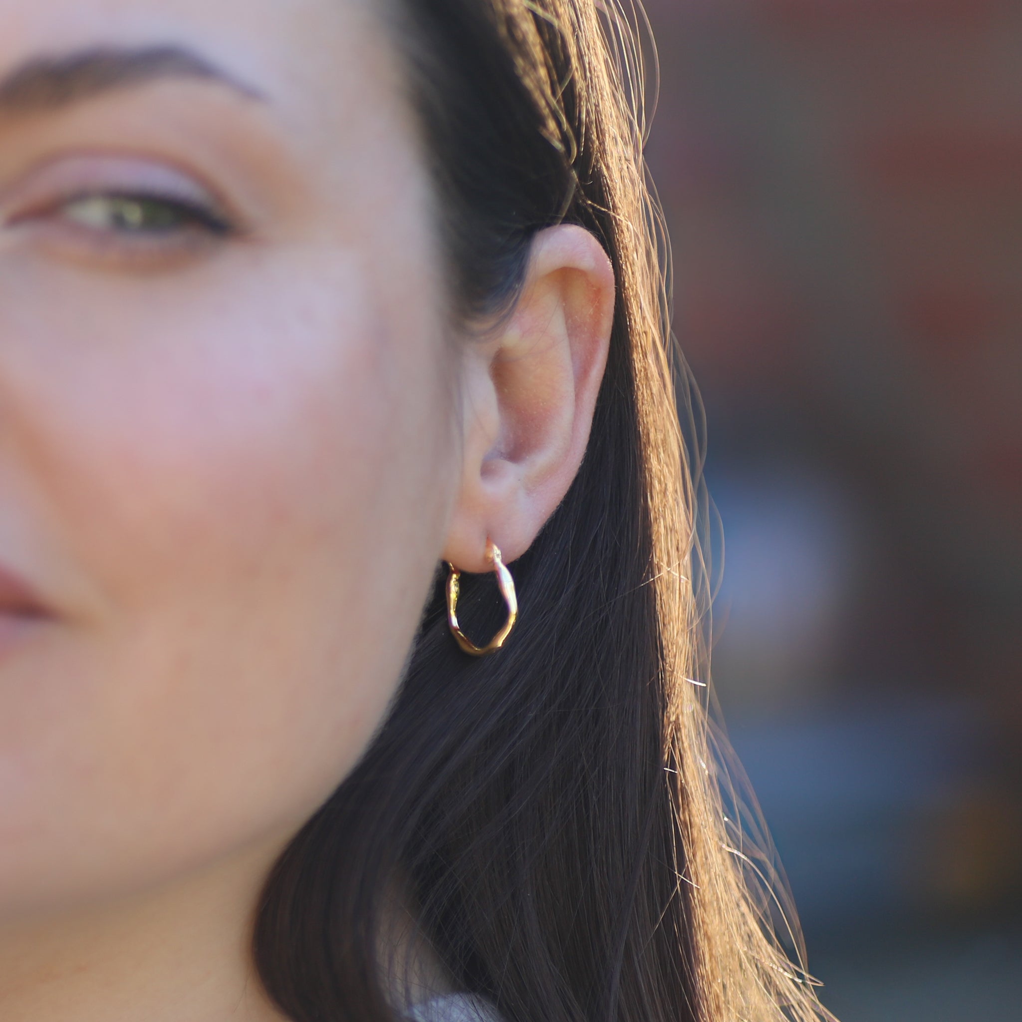 Gold Plated Silver Earrings