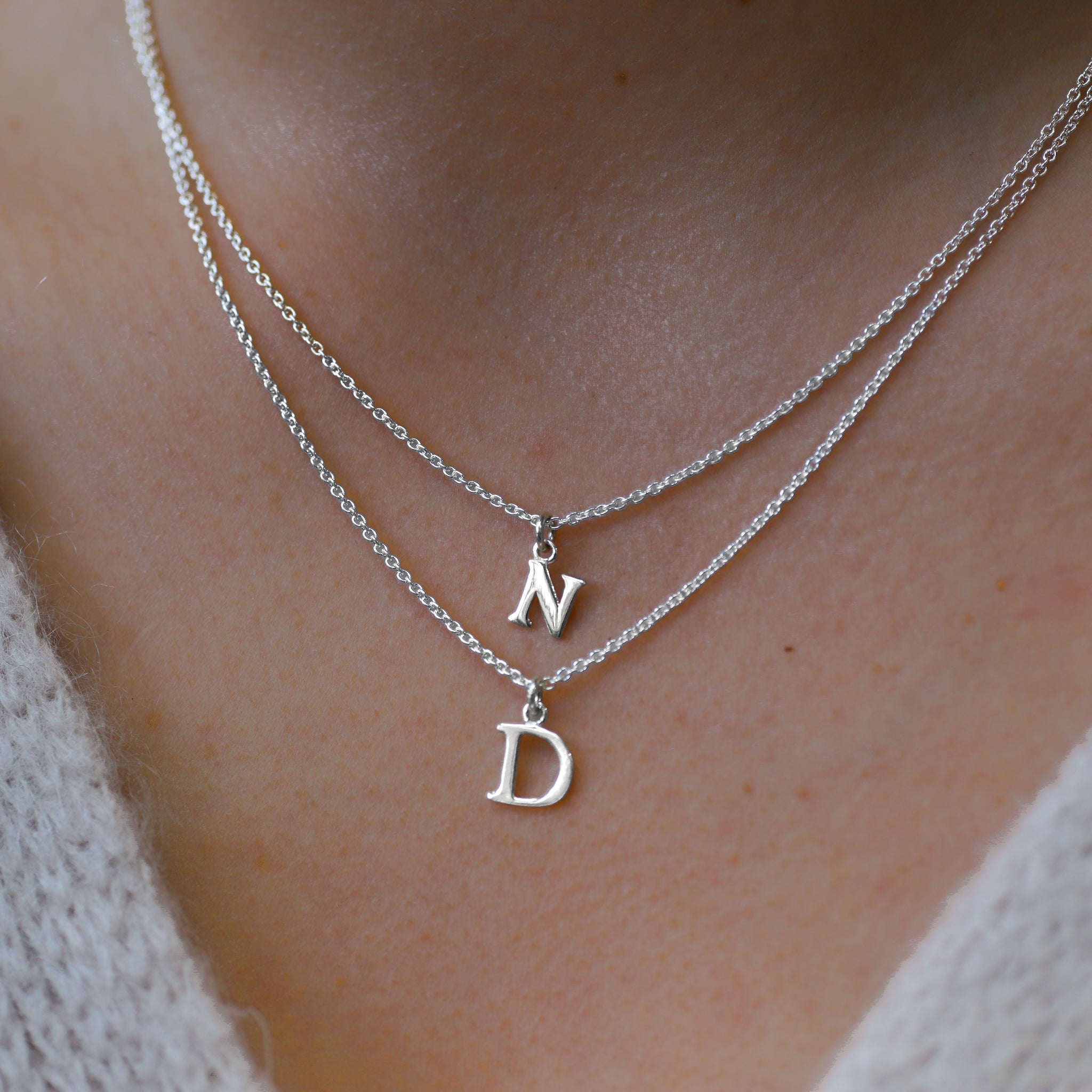 Silver Initials