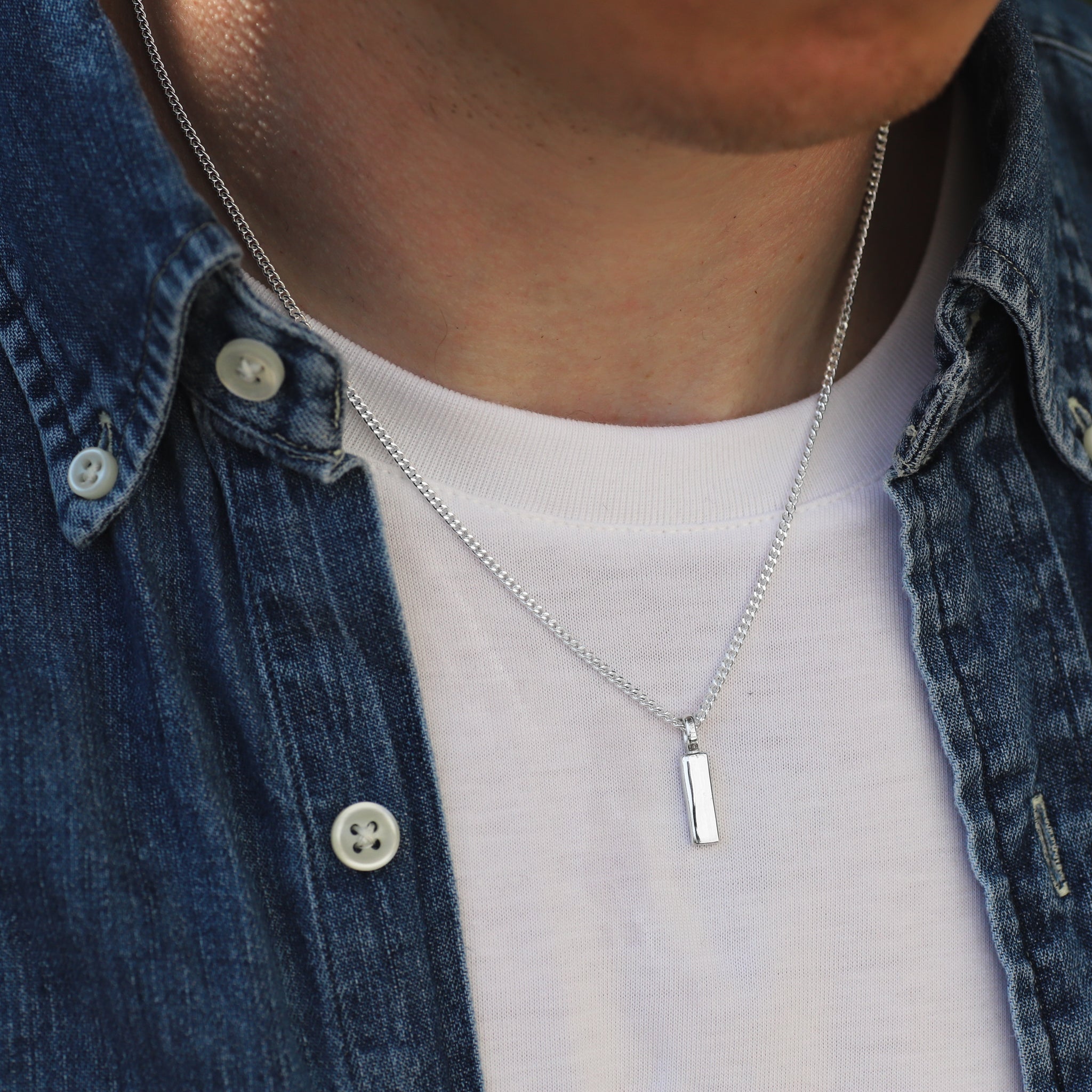 Men's Sterling Silver Necklaces & Pendants