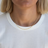 Gold Plated & Sterling Silver Figaro Chain