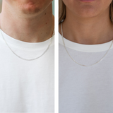 3mm Silver Curb Chain