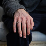 Deluxe Argentium Silver Ring - 3mm