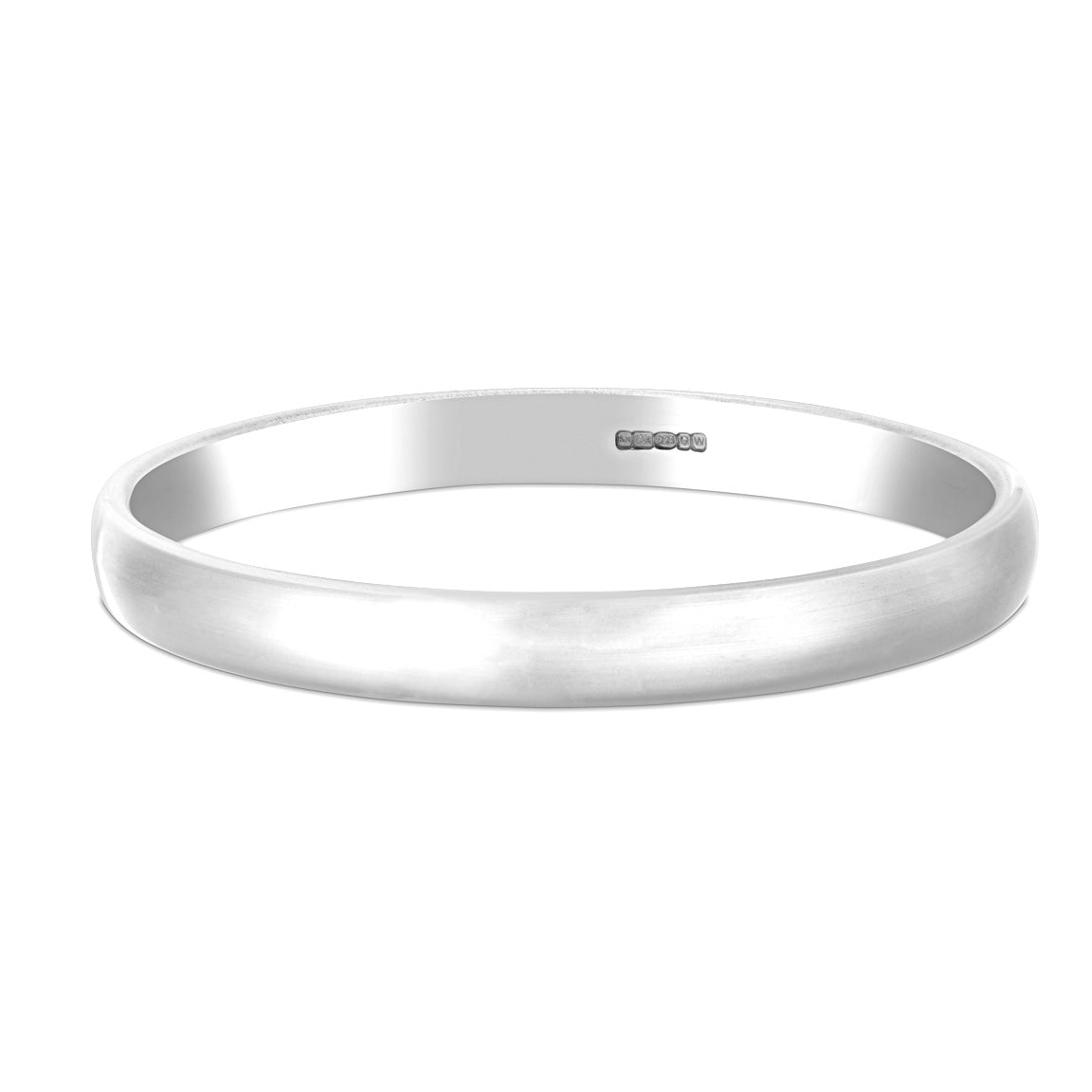 Silver Bangle No.2 - Classic Chunky 8mm