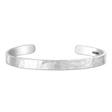 Men's Sterling Silver Cuff No.2 - 6mm Hammered
