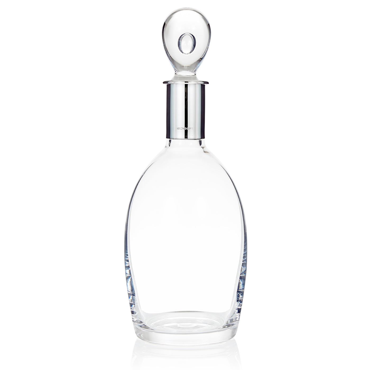 Sterling Silver Mounted Crystal Decanter No. 2