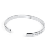 Open Silver Bracelet - Feature Hallmarks